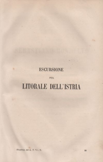 Cantù Cesare: Escursione pel litorale dell'Istria